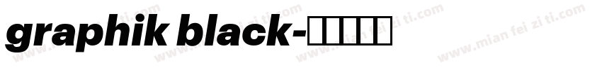 graphik black字体转换